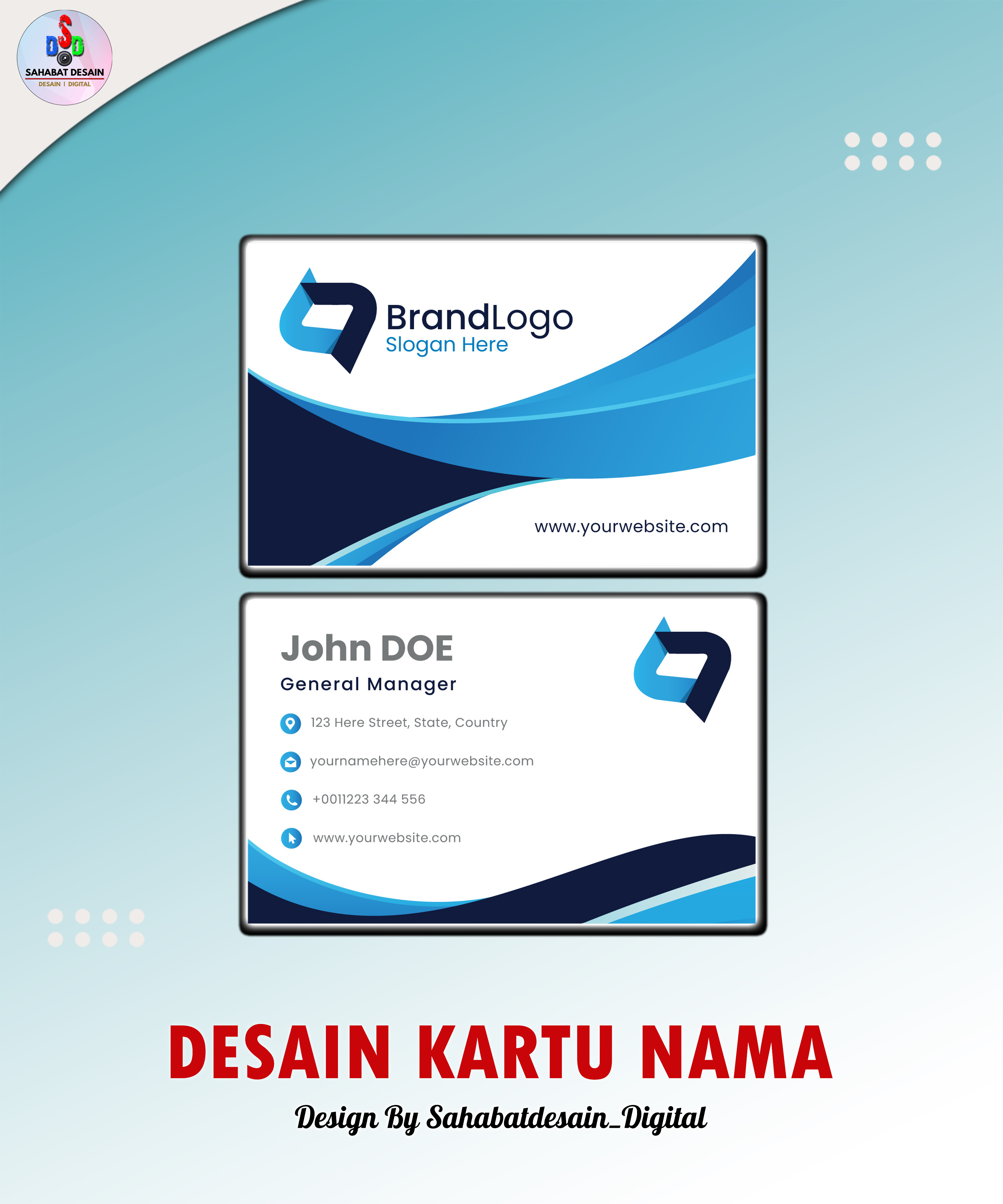 Desain Kartu Nama